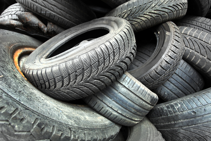 pile of tires